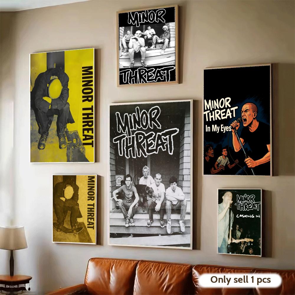Home Decor Living Room Ideas - Affiche de groupe de rock M-Minor