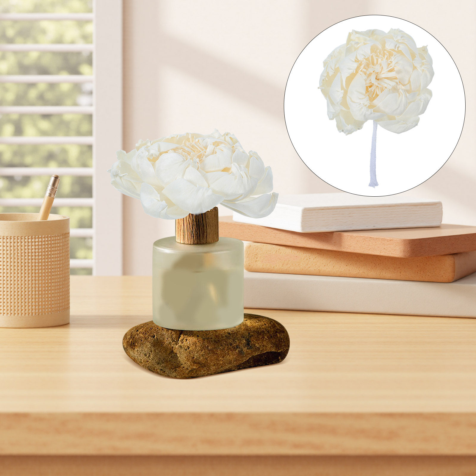 Home Decor Essentials - Diffuseur d'arômes en forme de fleur
