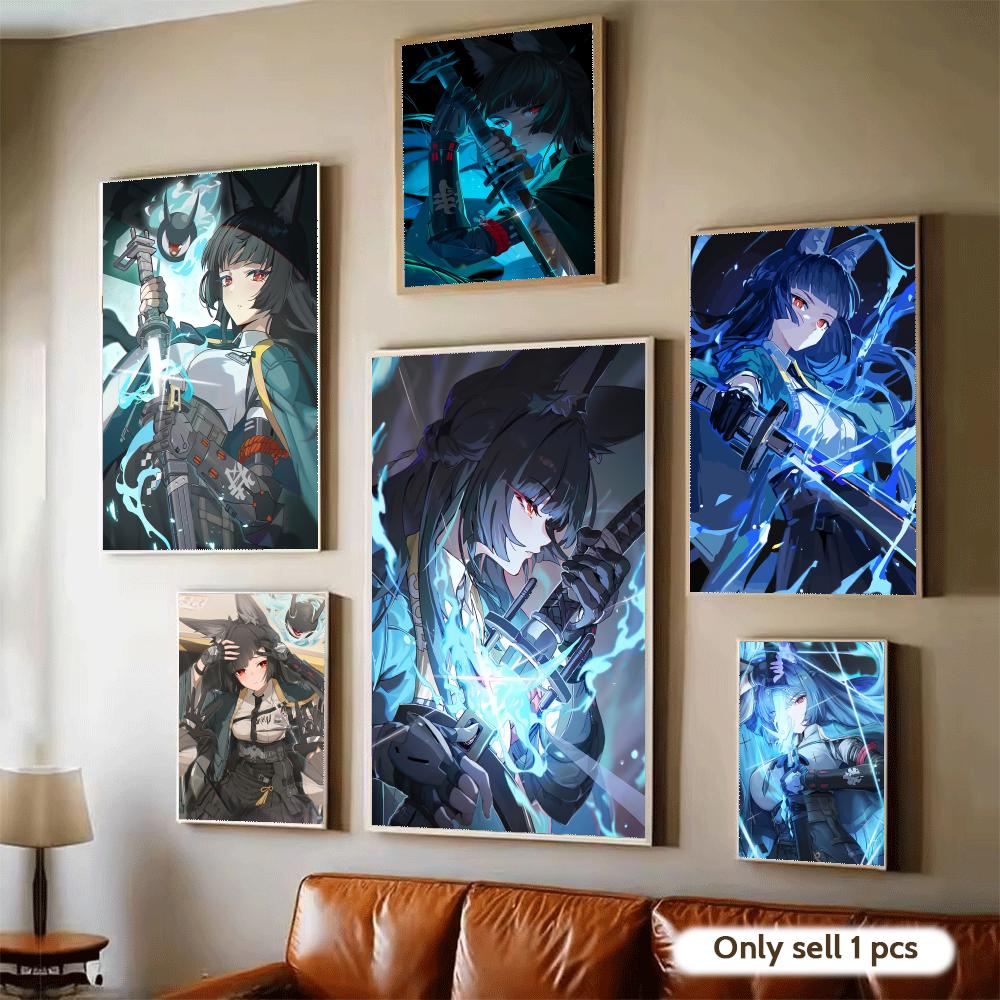 Home Decor Living Room Ideas - Hoshimi Miyabi Zenless Zone Poster –