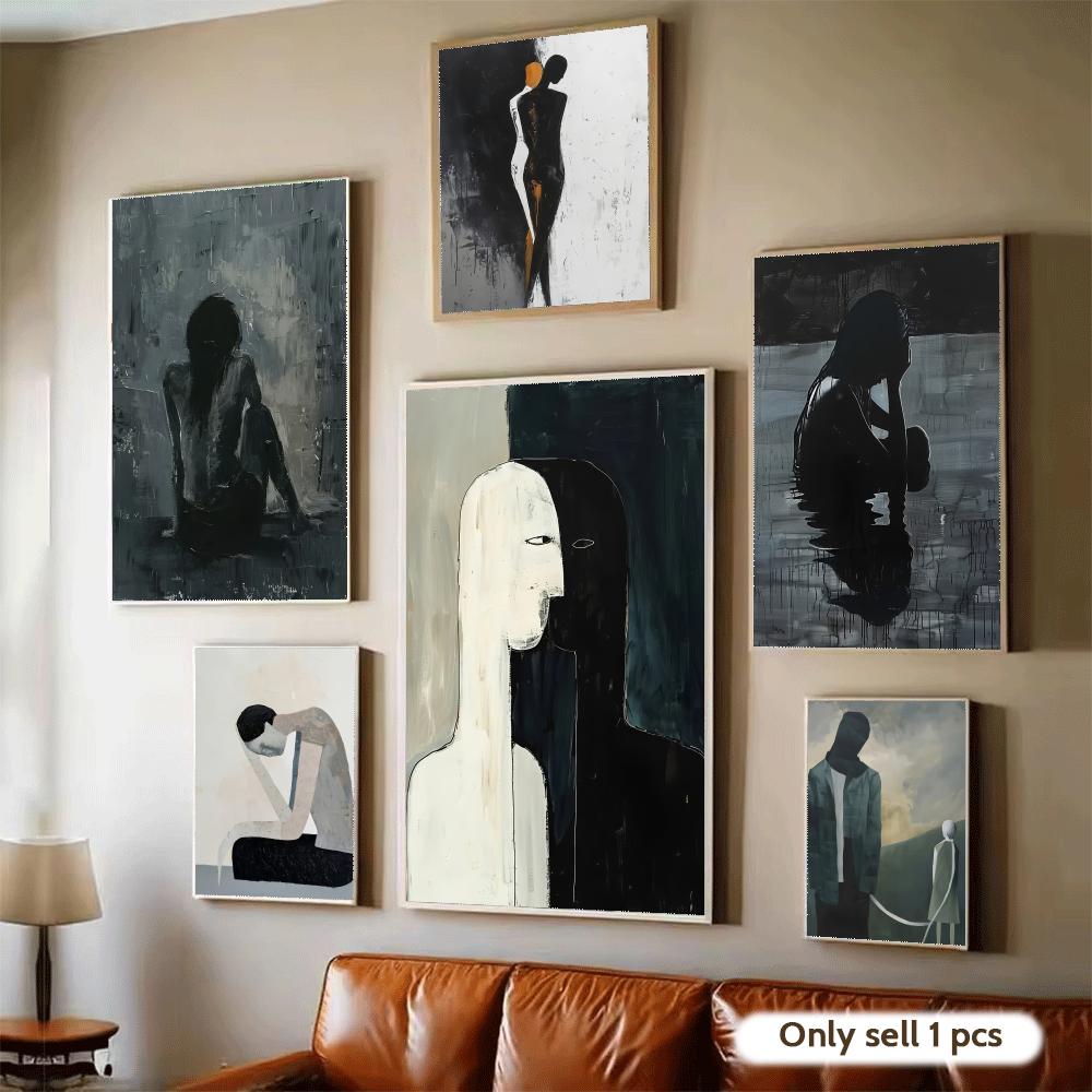 Home Decor Living Room Ideas - Affiches d'art moderne avec motifs de