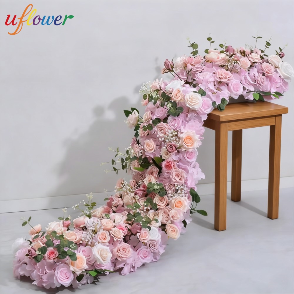 Home Decor Event - Uflower – Guirlande de fleurs artificielles