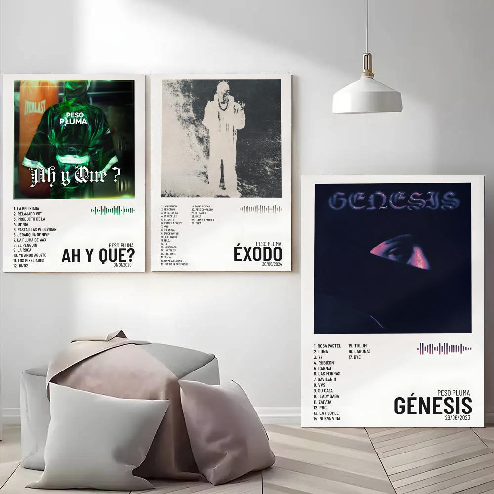 Home Decor Living Room Ideas - Affiche de l'album P-Peso P-Pluma, autocollants