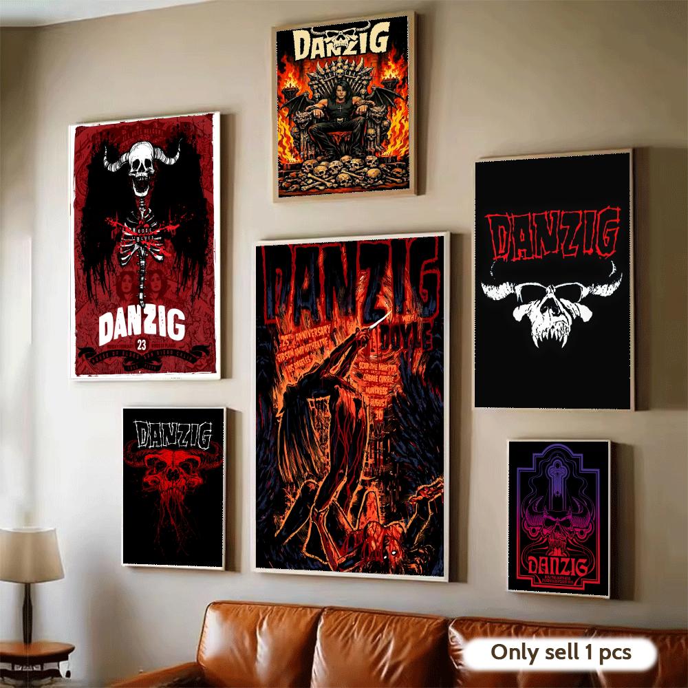 Home Decor Living Room Ideas - Affiche de groupe de heavy metal