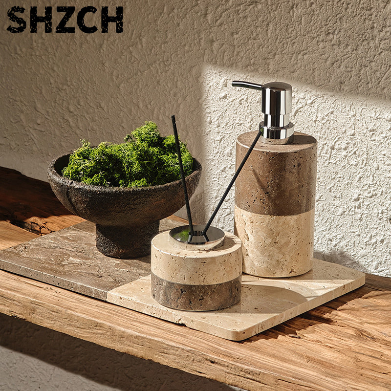 Vanity Home Decor - Ensemble distributeur de lotion pour salle
