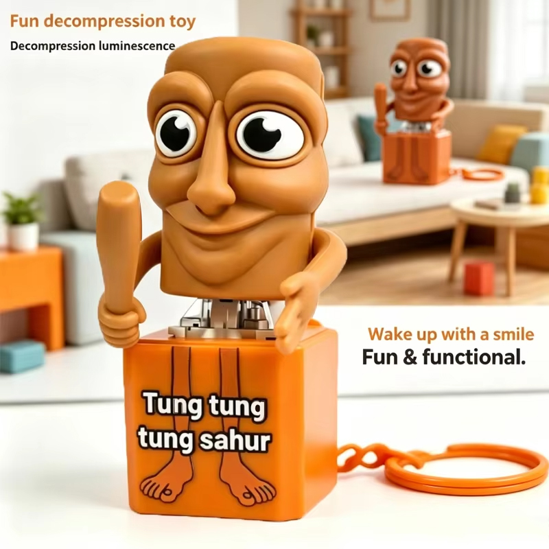 Home Decor Unique Items - Nouveau porte-clés Tung Tung Tung Sahur,