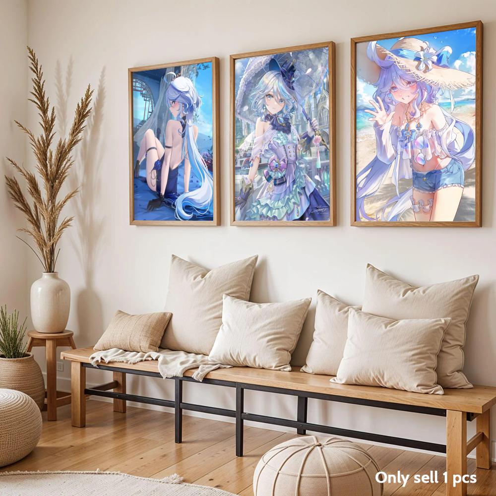 Affiche Furina Genshin Impact, - Home Decor Living Room Ideas avis et prix