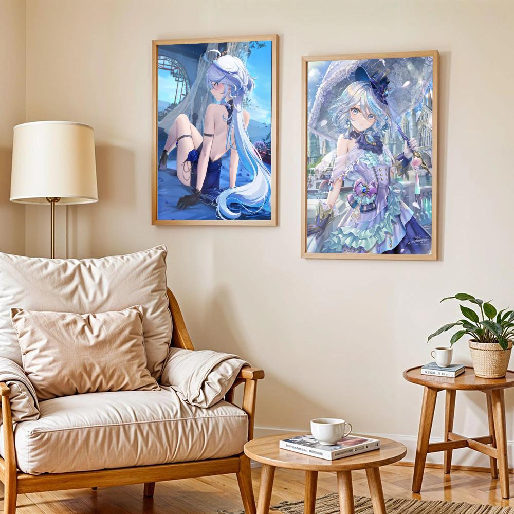 Affiche Furina Genshin Impact, - Home Decor Living Room Ideas avis et prix