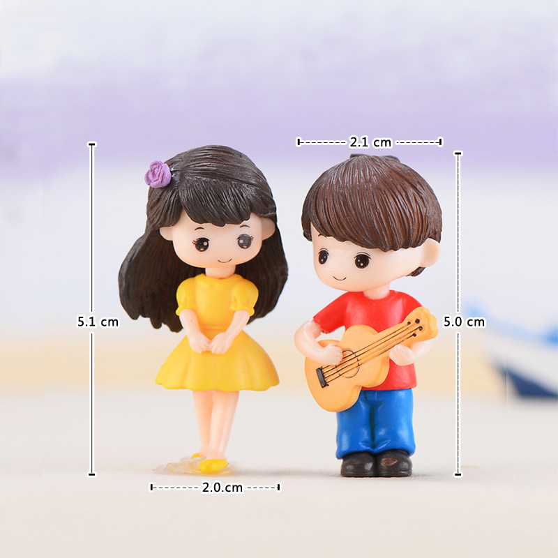 Figurines miniatures de couple - Home Decor Korea avis et prix