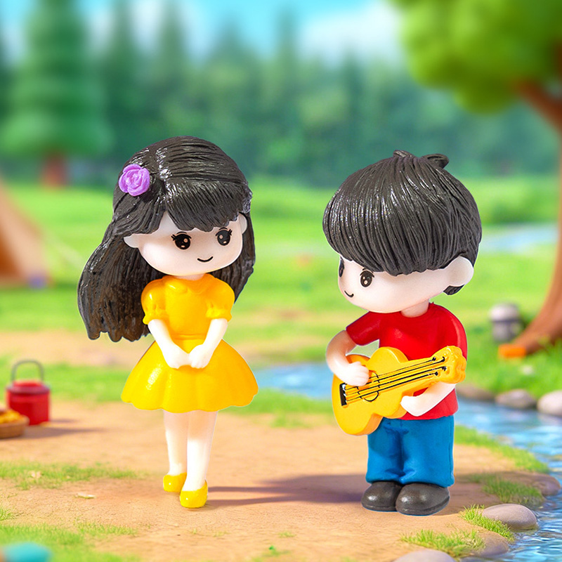 Figurines miniatures de couple - Home Decor Korea avis et prix