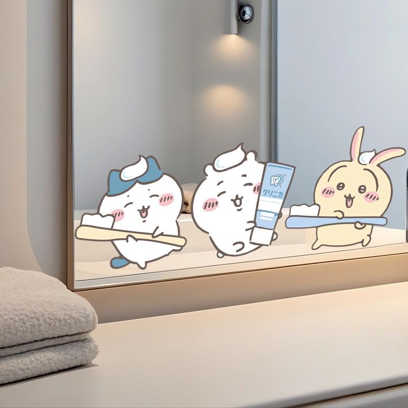 Autocollants miroir Chiikawa t - Vanity Home Decor avis et prix