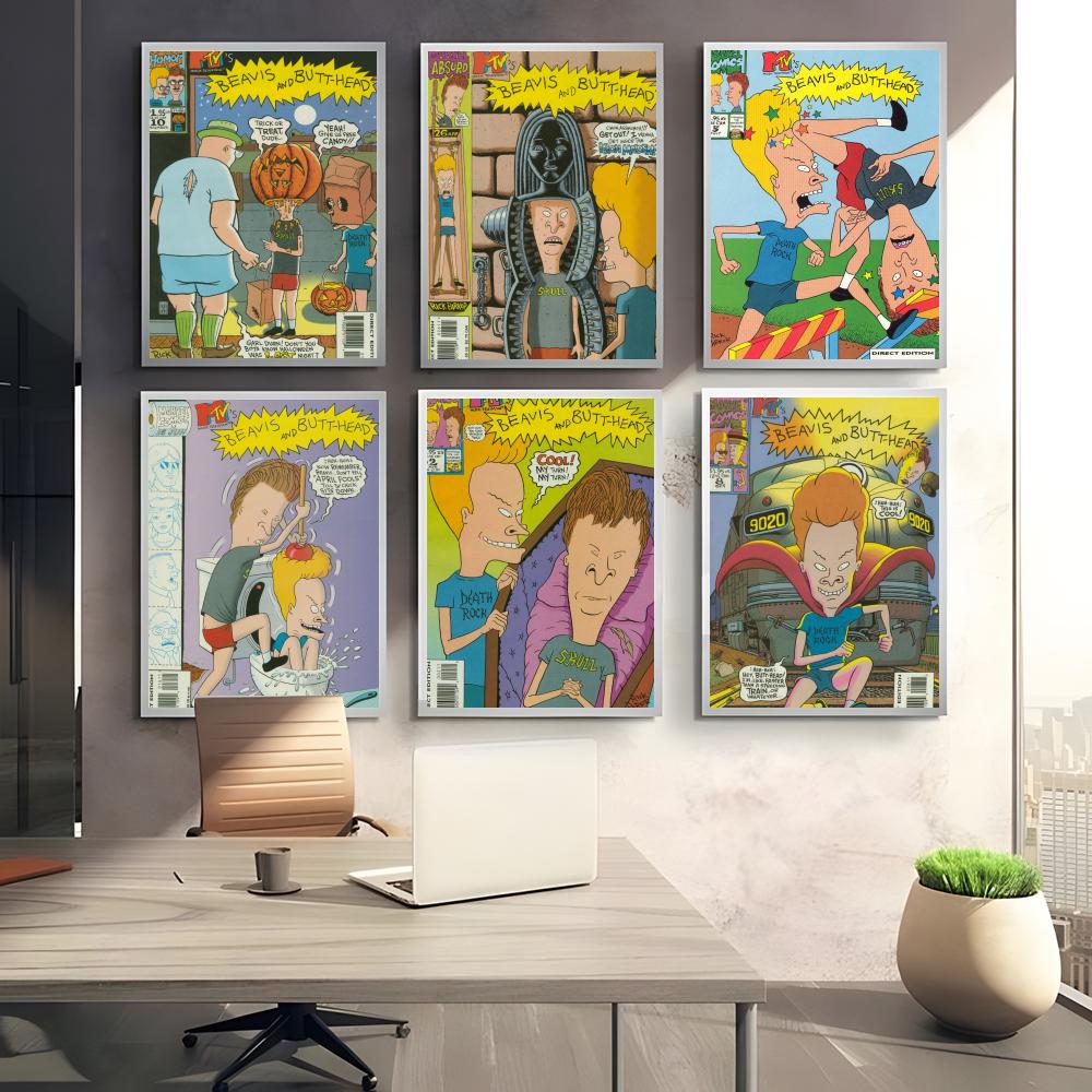 Affiche Anime B-Beavis et B-Bu - Home Decor Living Room Ideas avis et prix
