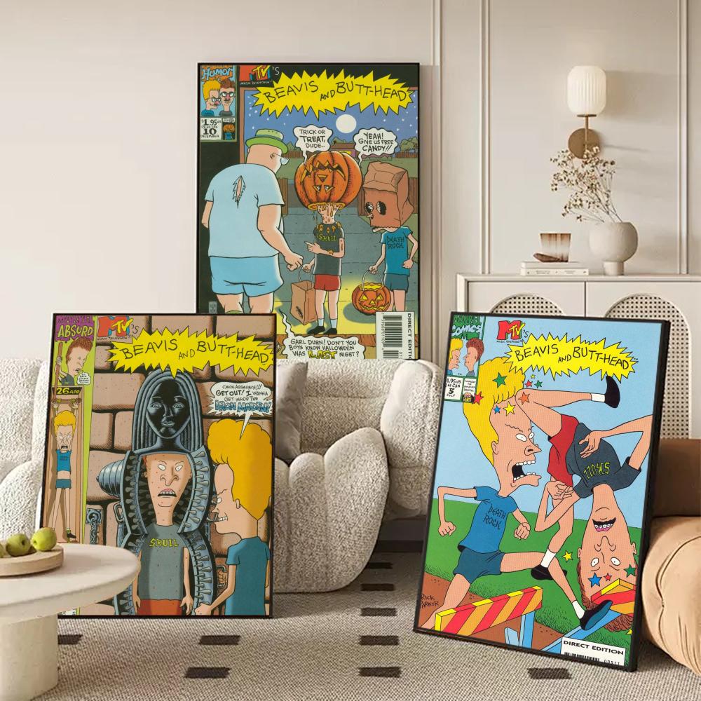 Affiche Anime B-Beavis et B-Bu - Home Decor Living Room Ideas avis et prix