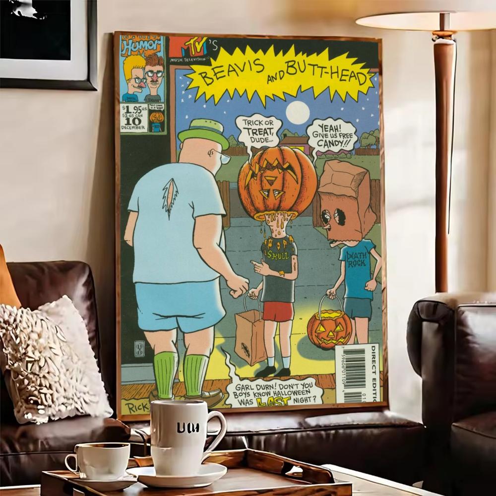 Affiche Anime B-Beavis et B-Bu - Home Decor Living Room Ideas avis et prix