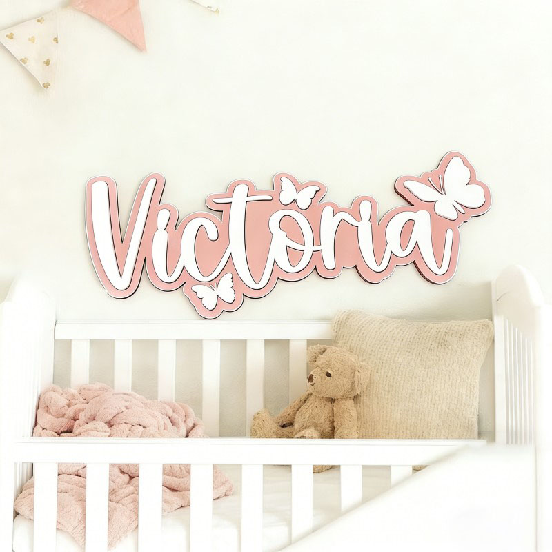 Plaque nominative en bois pers - Home Decor Zone avis et prix