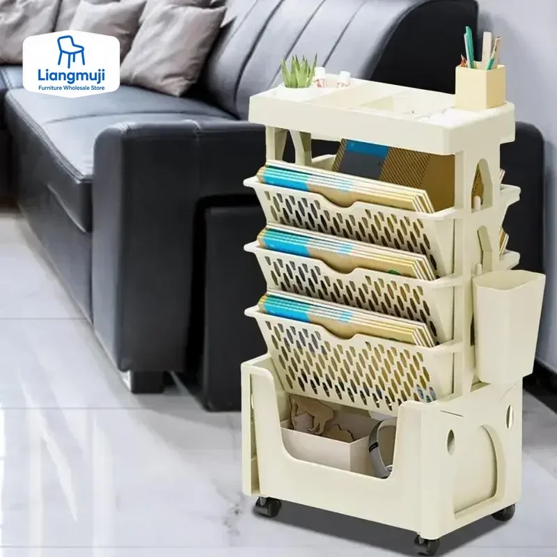 Étagère à livres mobile à 5 ni - Home Decor On Wheels avis et prix