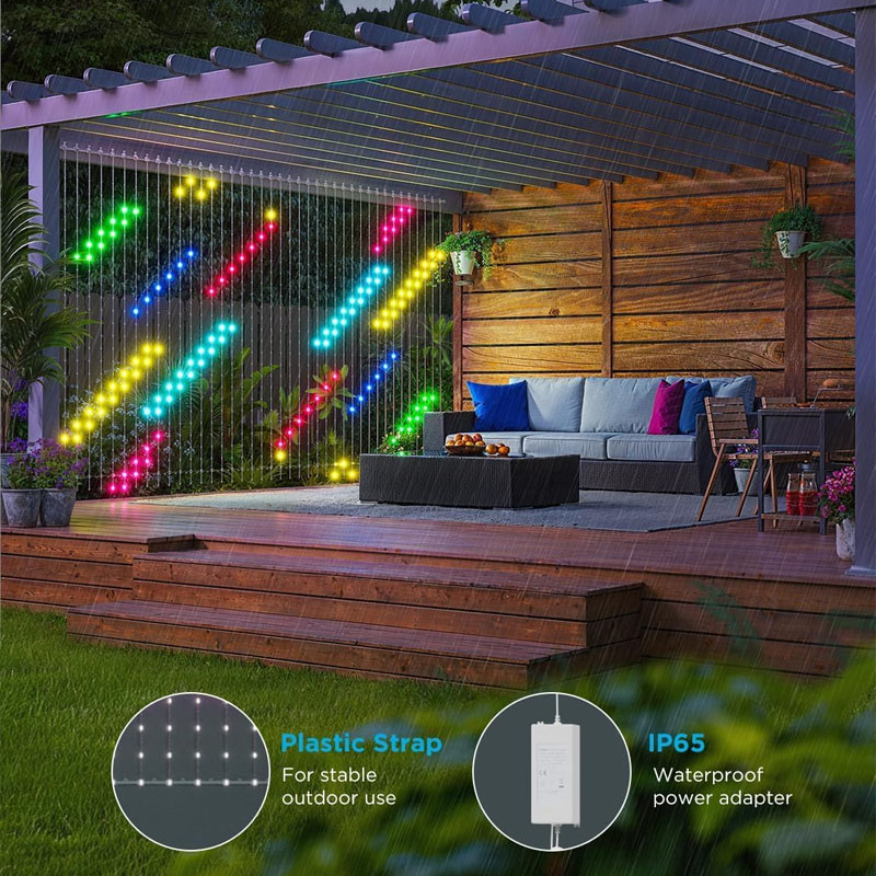Guirlandes lumineuses intellig - String Curtain Light avis et prix