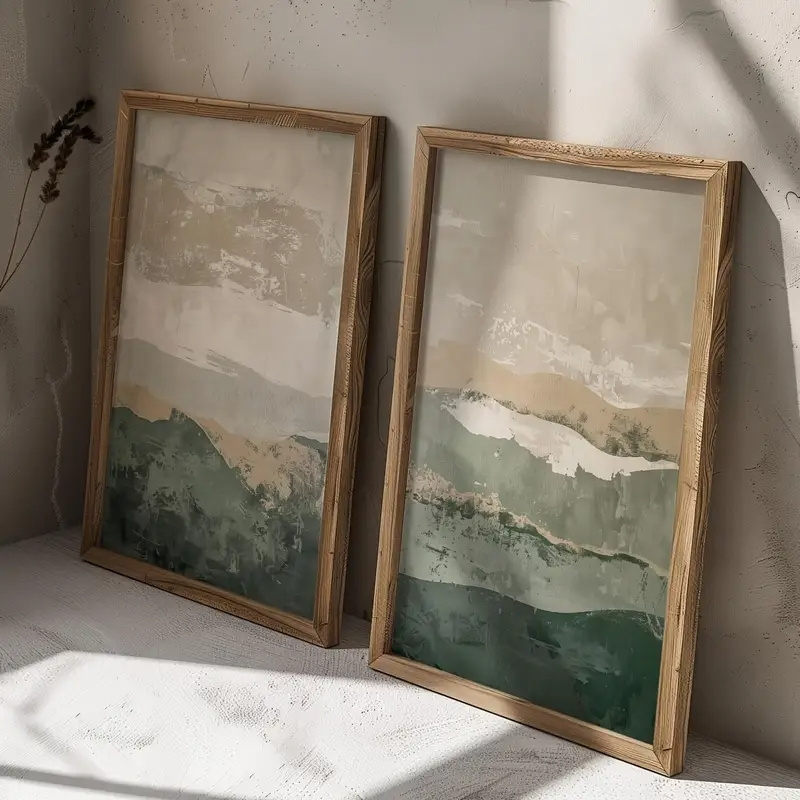 Lot de 2 tableaux sur toile Wa - Home Decor Korea avis et prix
