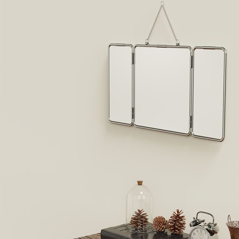 Miroir mural carré à trois vol - Vanity Home Decor avis et prix