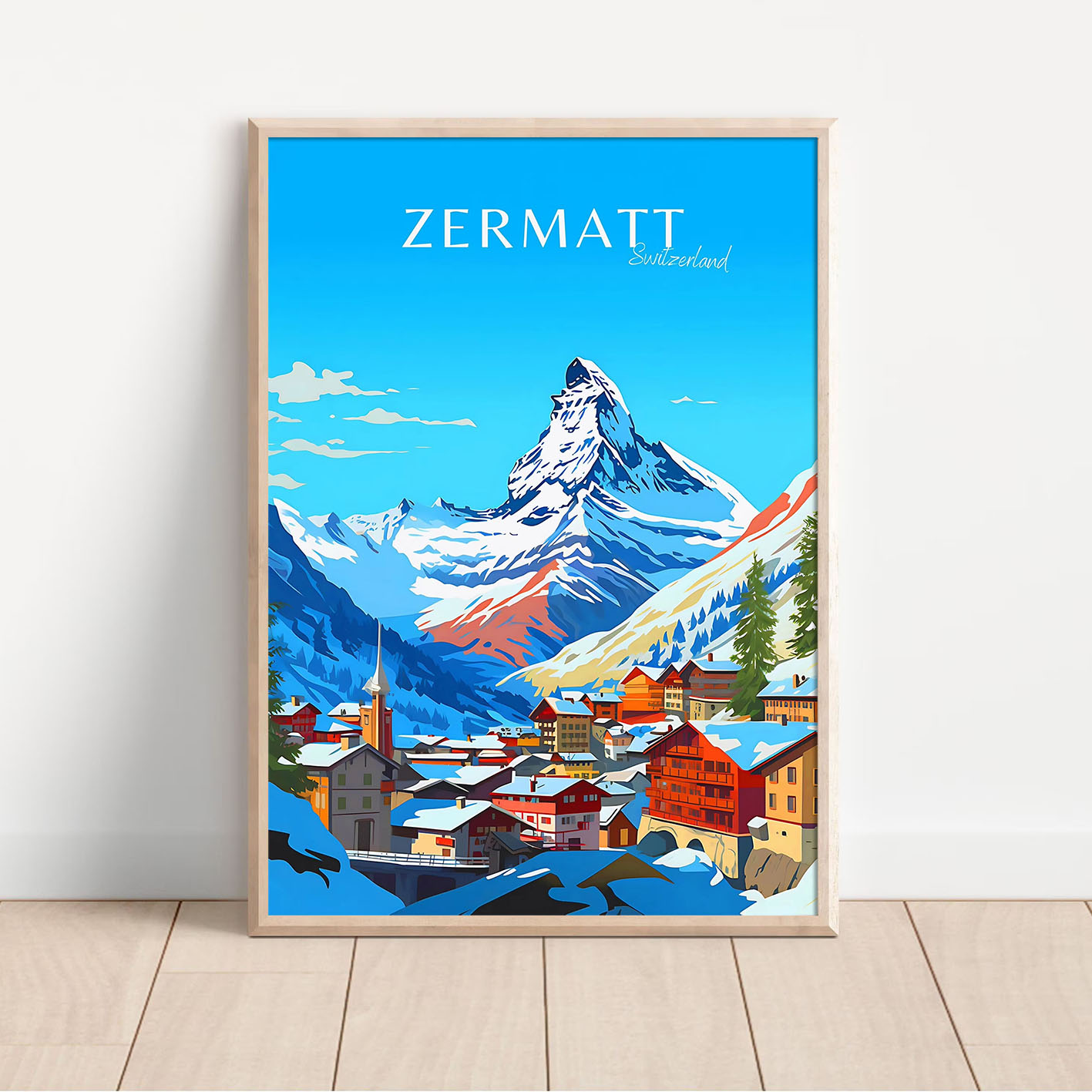 Peinture sur toile de paysage  - Home Decor Zurich avis et prix