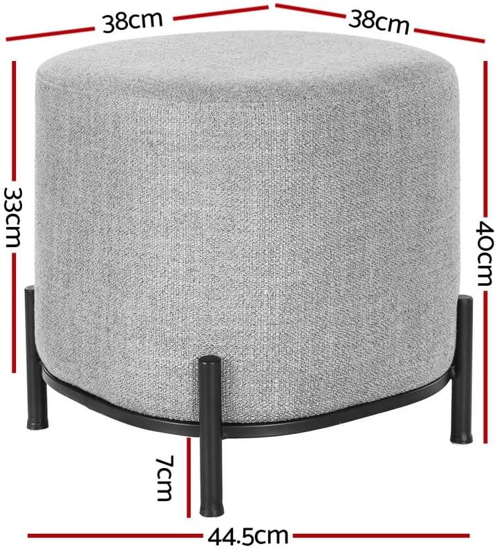 **/Ottoman, repose-pieds rond, - Vanity Home Decor avis et prix