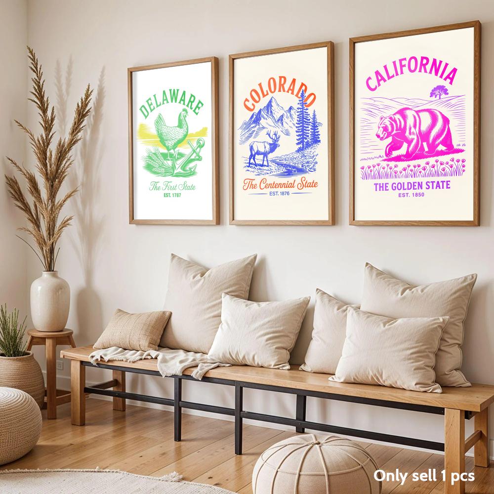 Affiche d'art moderne autocoll - Home Decor Living Room Ideas avis et prix