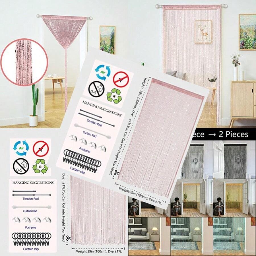 Rideau à fils perlés scintilla - String Curtain Light avis et prix