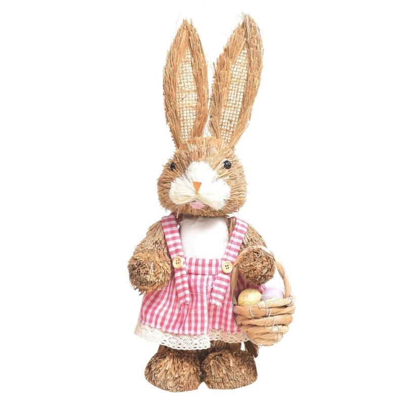 Décorations lapin en paille, a - Home Decor Modern Organic avis et prix