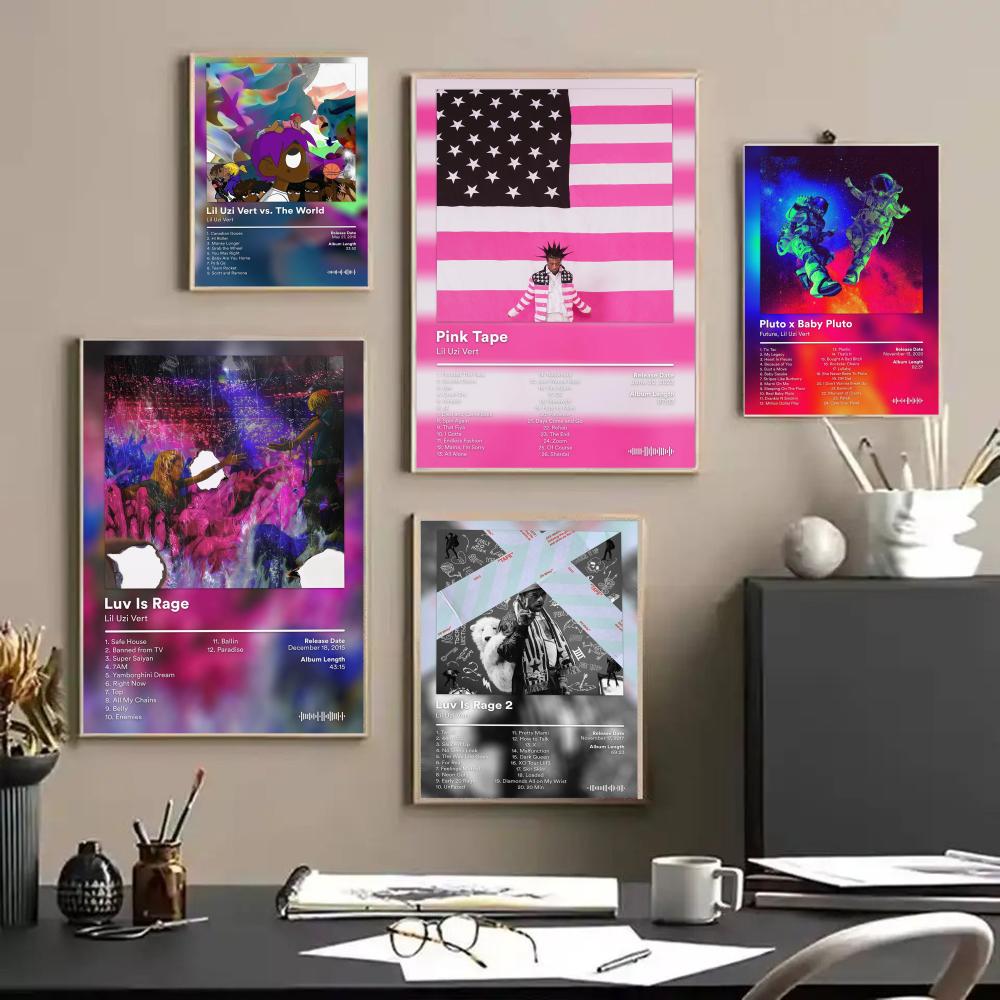 Affiche d'album Lil U-Uzi V-Ve - Home Decor Living Room Ideas avis et prix