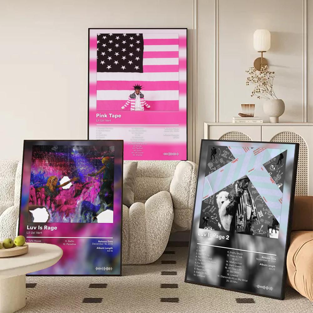 Affiche d'album Lil U-Uzi V-Ve - Home Decor Living Room Ideas avis et prix