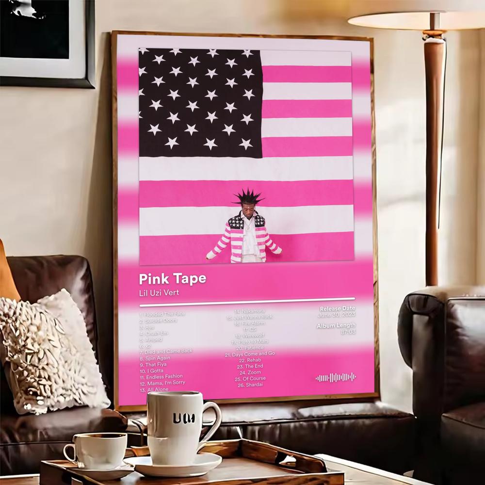 Affiche d'album Lil U-Uzi V-Ve - Home Decor Living Room Ideas avis et prix