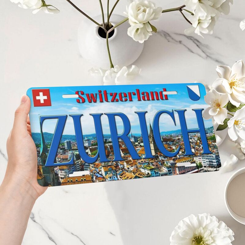 Plaque en aluminium Zurich Sui - Home Decor Zurich avis et prix