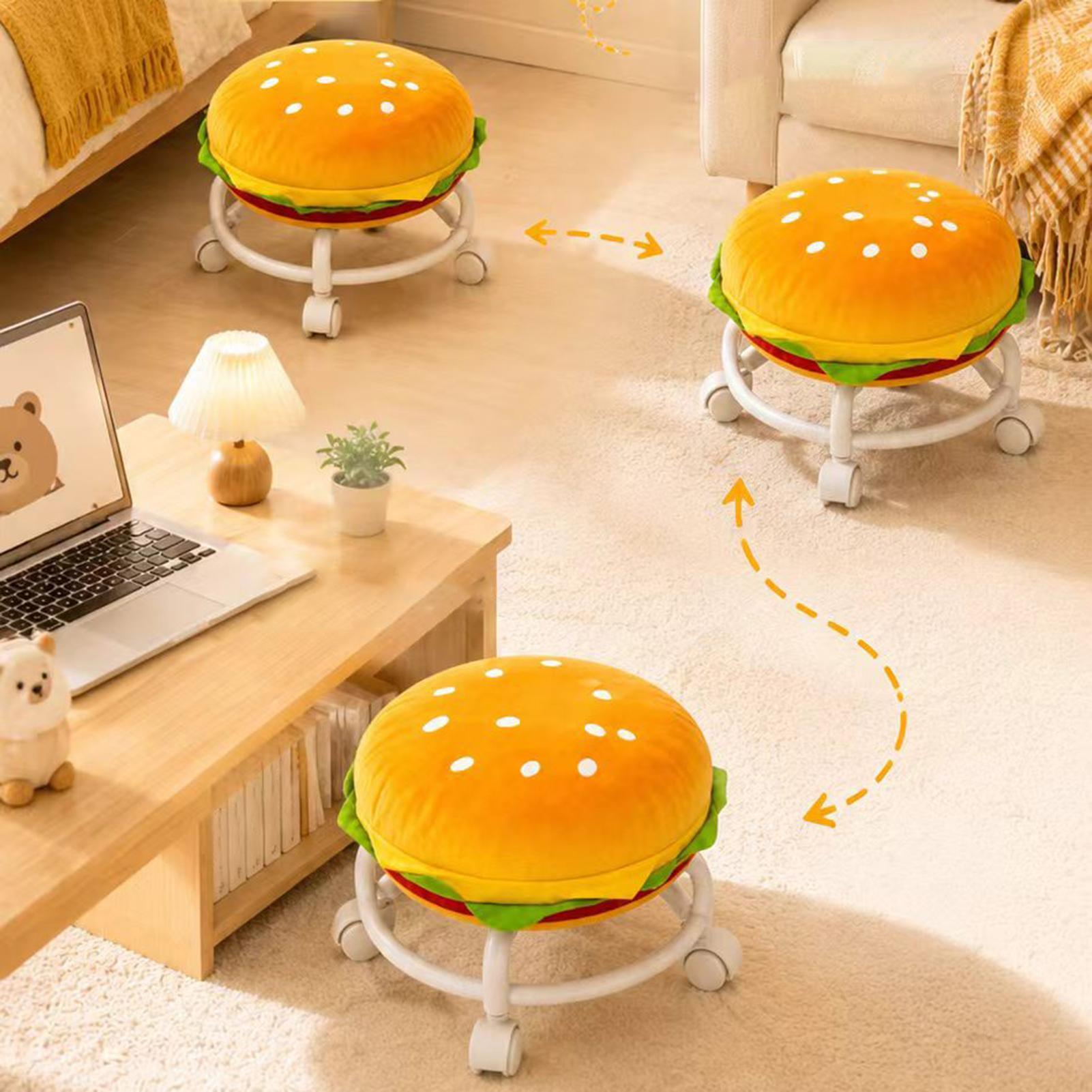 Tabouret à roulettes Hamburger - Home Decor On Wheels avis et prix