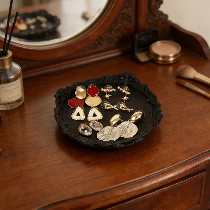 Plateau à bijoux sculpté de st - Vanity Home Decor avis et prix