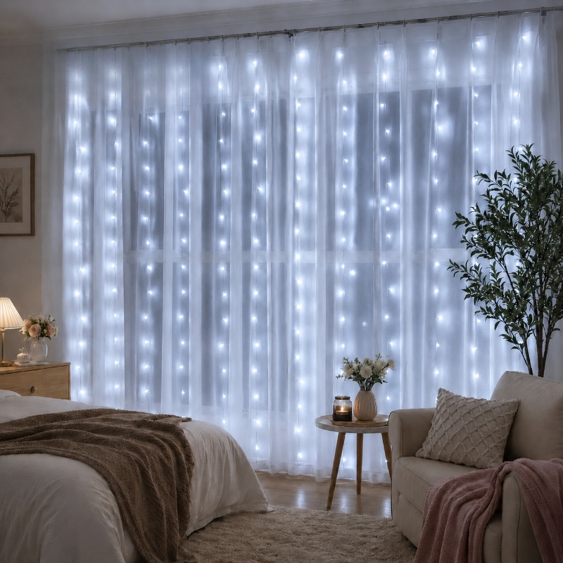 Guirlande lumineuse LED pour r - String Curtain Light avis et prix