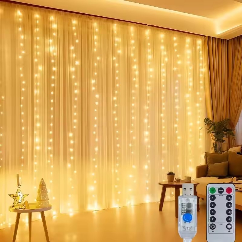 Guirlande lumineuse LED pour r - String Curtain Light avis et prix