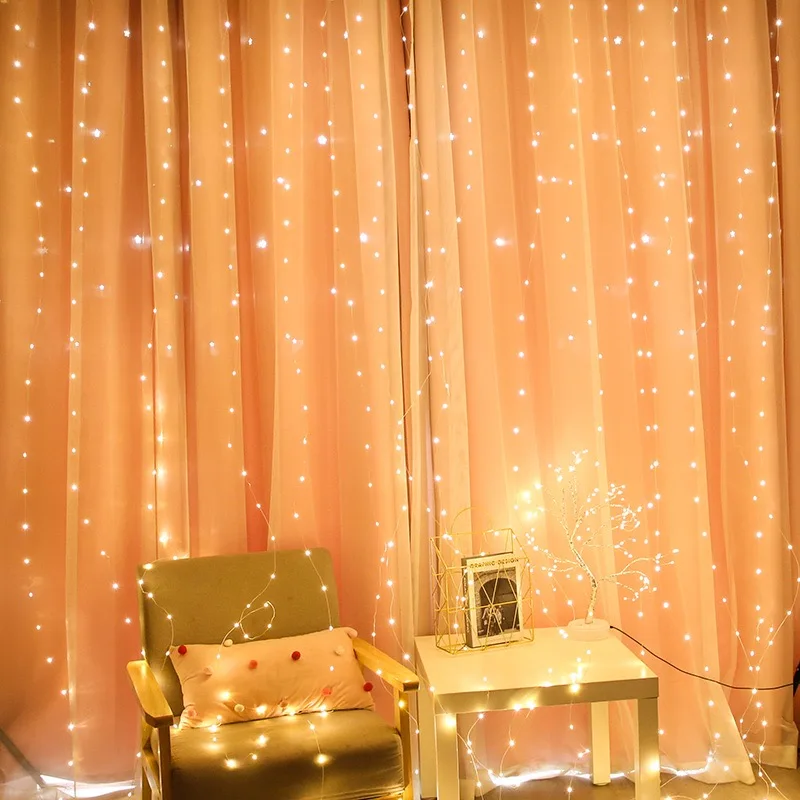 Guirlande lumineuse à piles po - String Curtain Light avis et prix