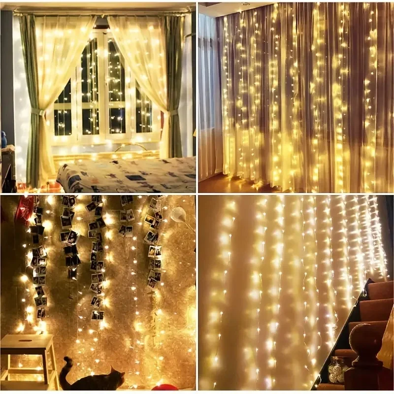 Guirlande lumineuse à piles po - String Curtain Light avis et prix