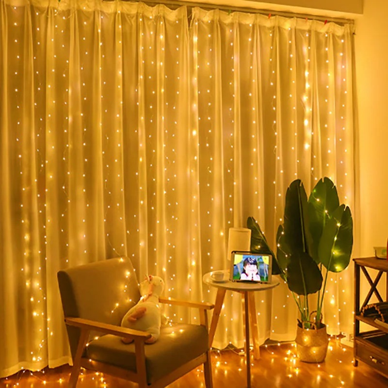 Guirlande de rideau sur fenêtr - String Curtain Light avis et prix