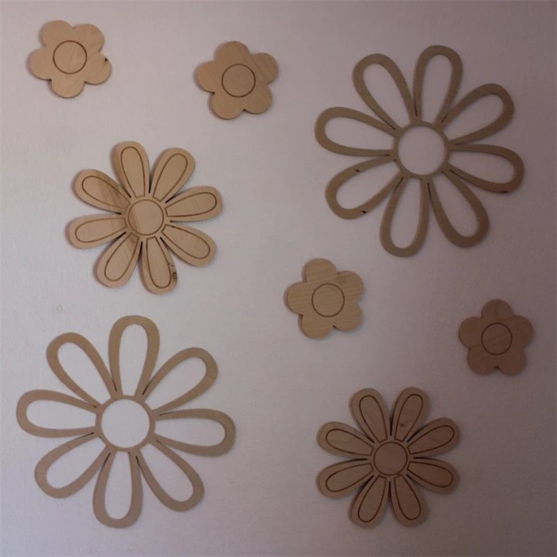 Marguerite en bois fleurs mura - Home Decor Korea avis et prix