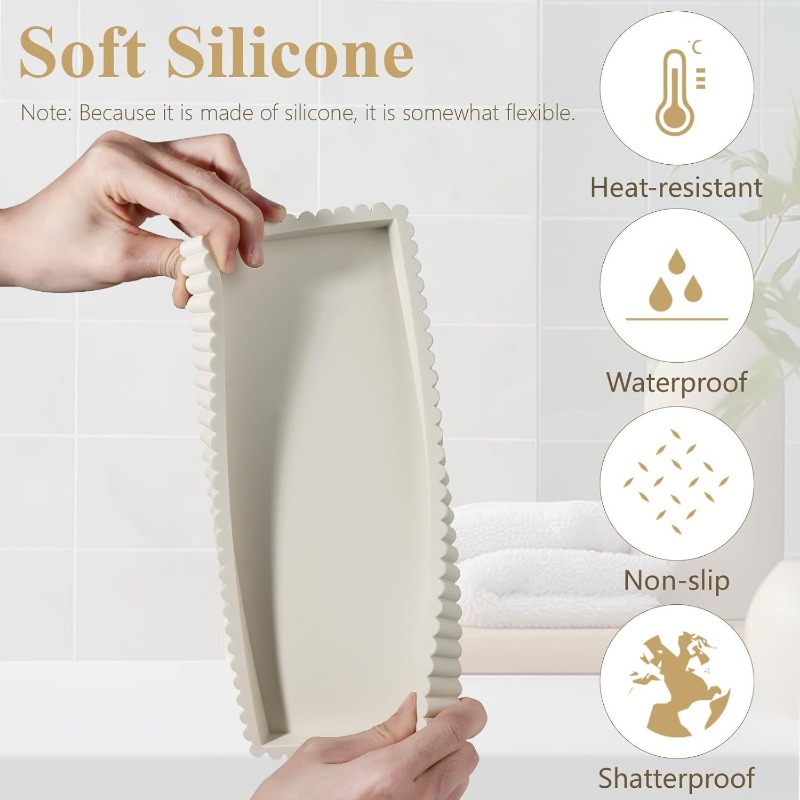 Plateau de rangement en silico - Vanity Home Decor avis et prix