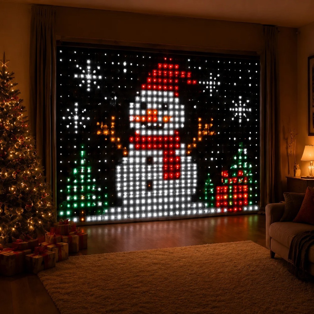Rideaux lumineux LED RGB intel - String Curtain Light avis et prix