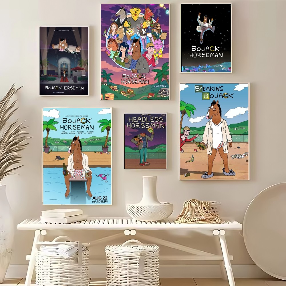 B-BoJack – affiche de dessin a - Home Decor Living Room Ideas avis et prix