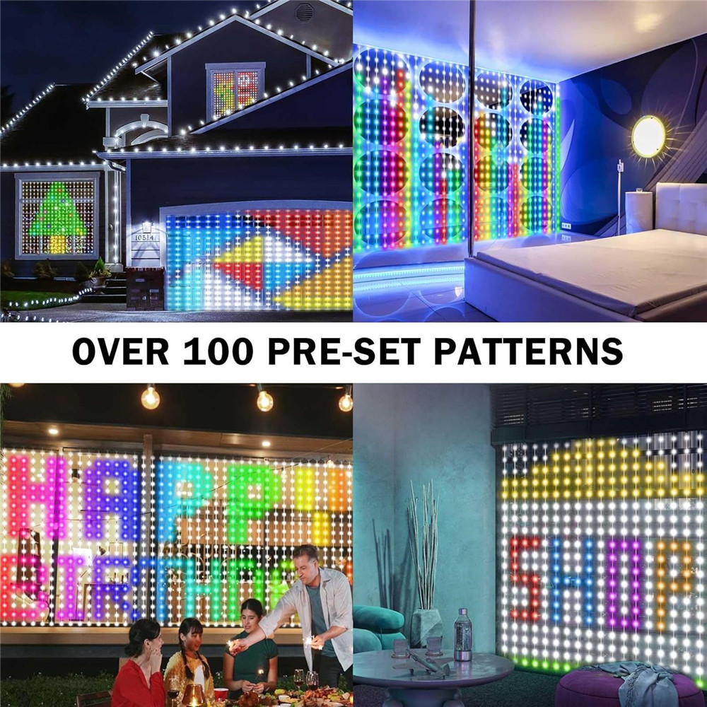 Rideau lumineux intelligent à  - String Curtain Light avis et prix