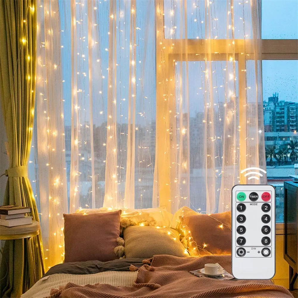 Rideau LED USB 3/6M, 8Modes, l - String Curtain Light avis et prix