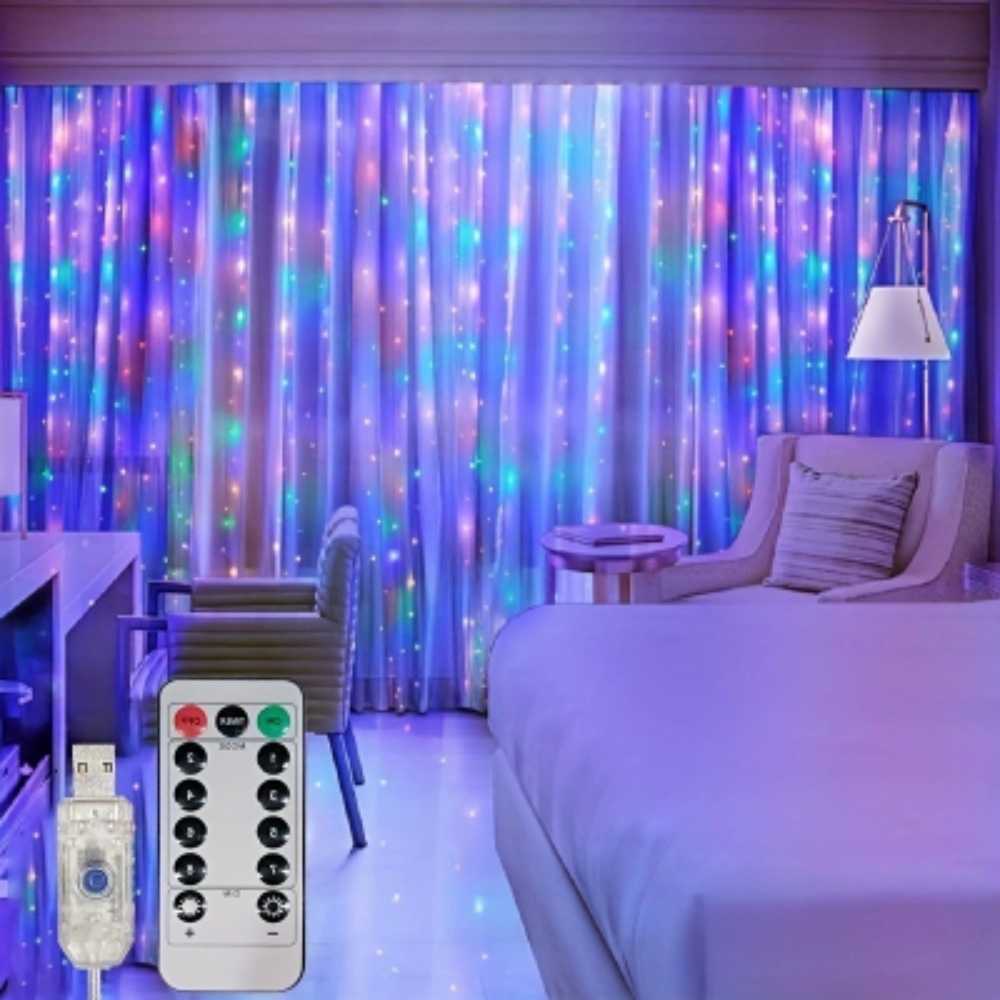 Guirlande lumineuse LED 3/6m,  - String Curtain Light avis et prix