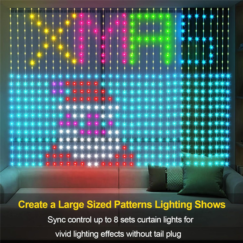 Rideau lumineux LED intelligen - String Curtain Light avis et prix