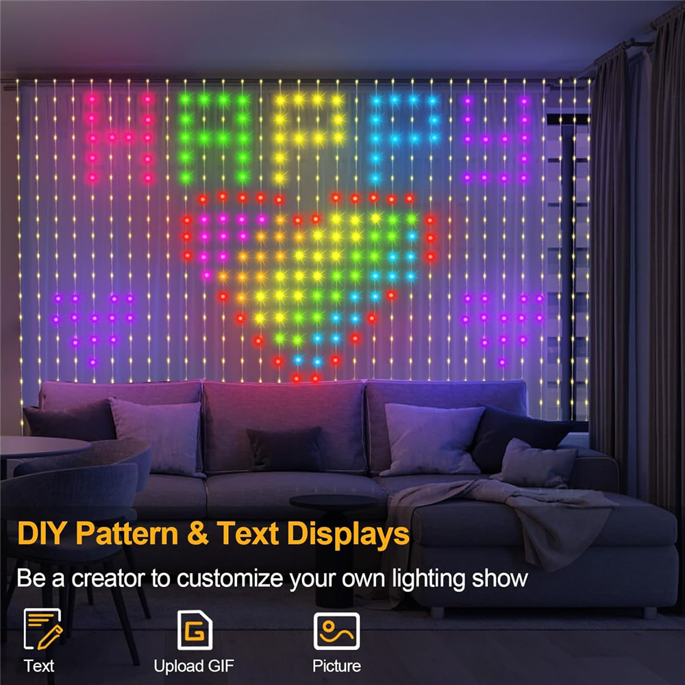 Rideau lumineux LED intelligen - String Curtain Light avis et prix