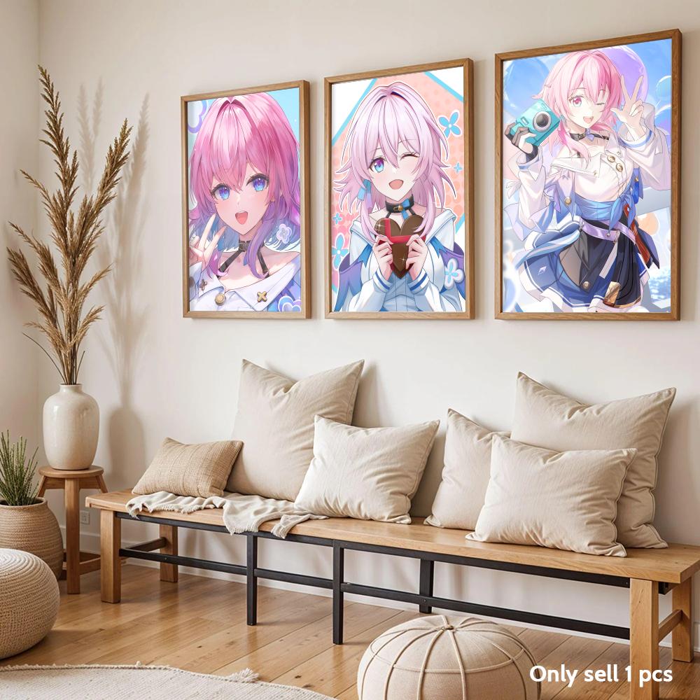 March 7th Honkai Poster – Auto - Home Decor Living Room Ideas avis et prix