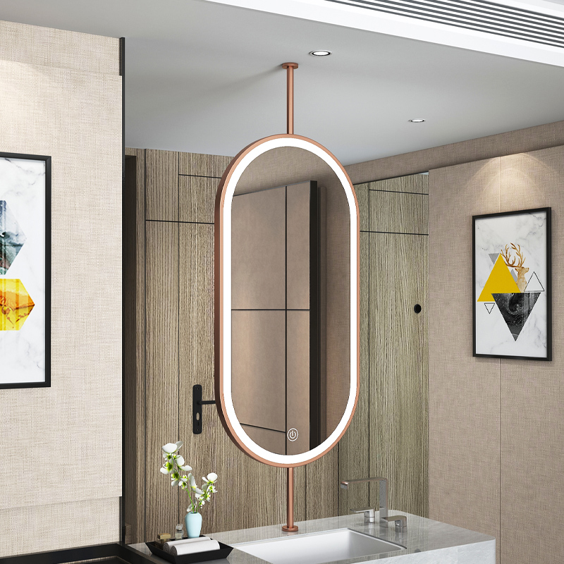 Miroir suspendu ovale pour pla - Vanity Home Decor avis et prix