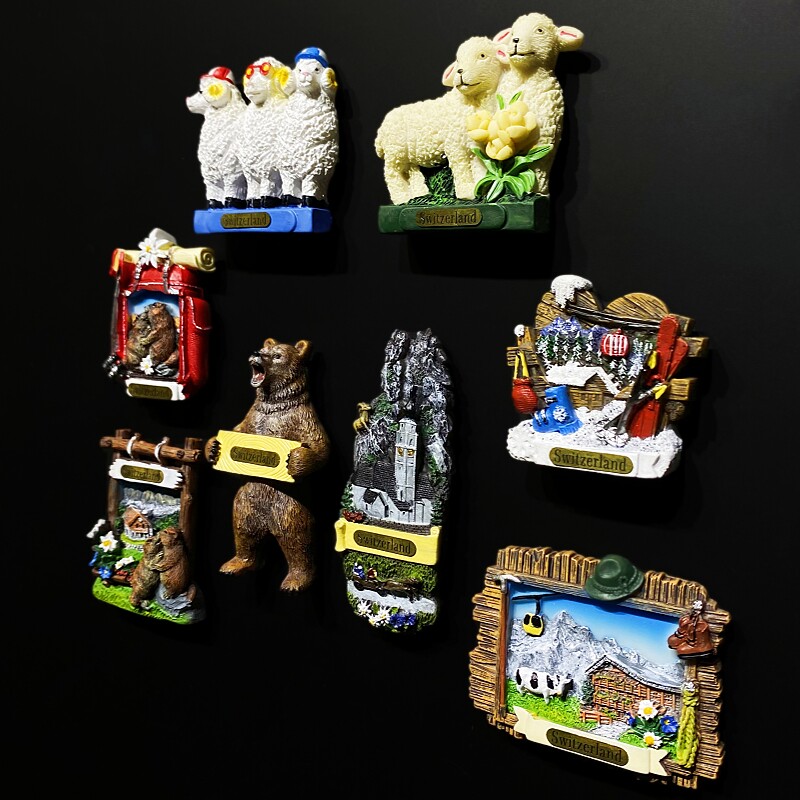 Aimants de réfrigérateur 3D de - Home Decor Zurich avis et prix